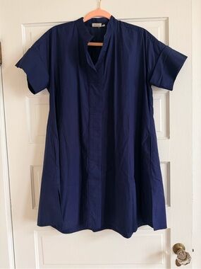 Julia Amory Navy Shift Dress